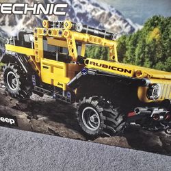 LEGO Technic Jeep Wrangler 4x4 Toy Car 42122 Model Building Kit