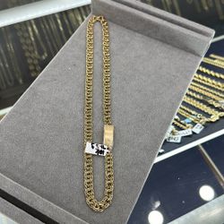 10k Gold Chino Chain