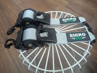 Two Rhino Ratchet Straps