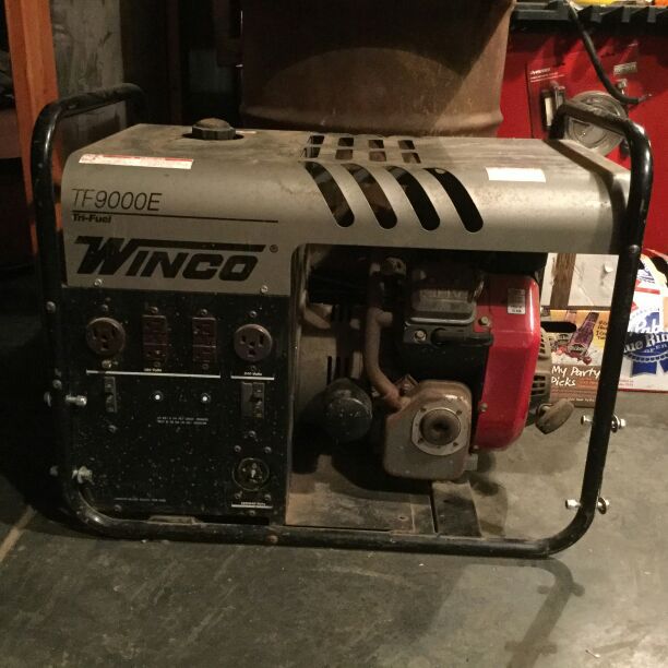 Winco 9000 watt generator