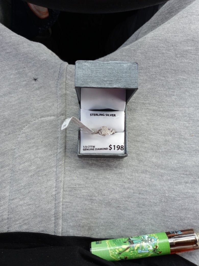 Forever Bride Bridal Set Genuine Diamond 1/3 Cttw, $198 Dollars, In Stores...I Only $140... Was Going To Propose But No Longer Together Have No Use .
