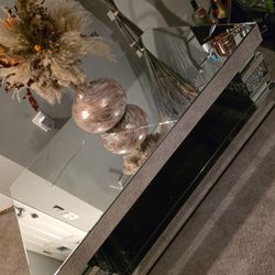 Glass Coffee Table And TV Glass Stand
