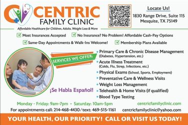 Walk-in Medical Clinic in Mesquite