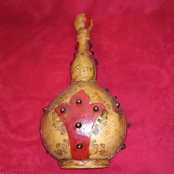 Vintage Italian Leather Decanter