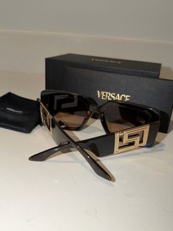 Versace Sunglasses with Emblem on Temples