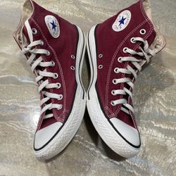 Converse All Star Chuck Taylor High Top Red Maroon Sneakers Men’s 10 / Women’s 12 