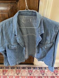 Light blue denim jean jacket