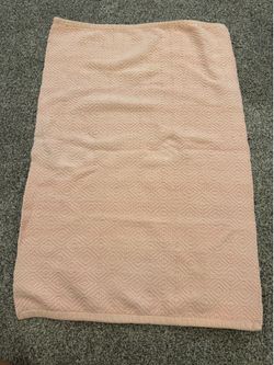 Pink Diamond Pattern Rug
