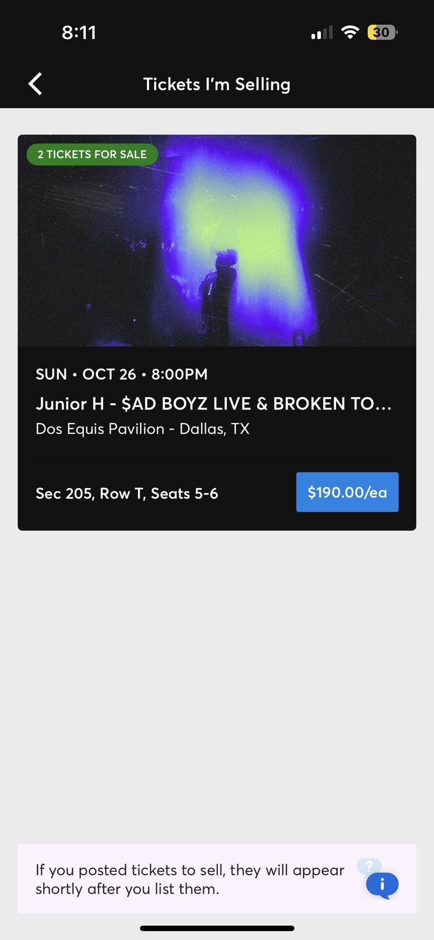 Junior H Tickets