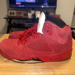 11.5 men’s Jordan 5 “red suede” no box