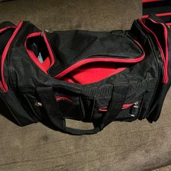 Black And Red Gym Bag