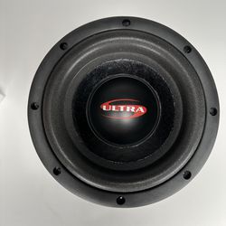 Ultra Audio 8” LM Series Single 4 Ohm Car Audio Subwoofer 