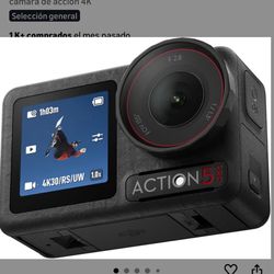 Cámara 4K Action 5 Pro 