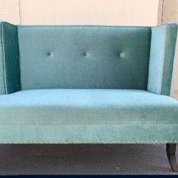 Beautiful Velvet Loveseat Sofa.