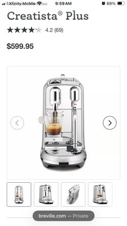 Breville Nespresso Creatista Plus