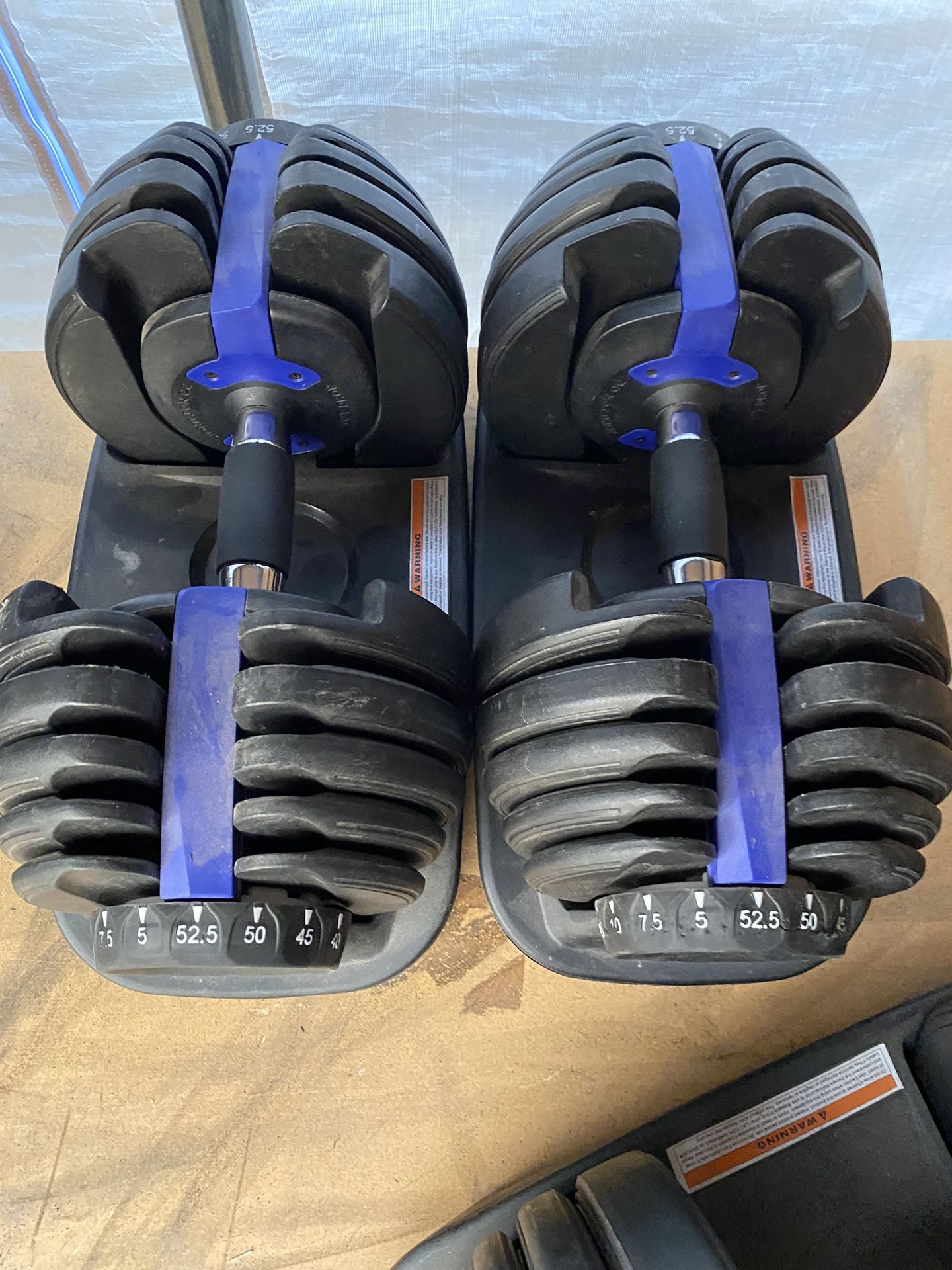 Knockoff Bowflex 552 Adjustable Dumbbell Set Weights 