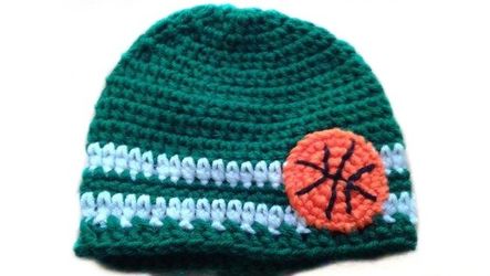Custom Personalized Baby Unisex Boston Celtics Basketball Sports Beanie/Unisex/Photo Prop