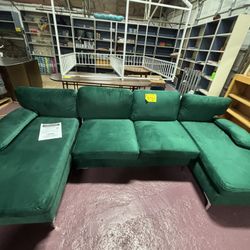 Green Sectional Sofa 