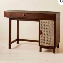 Brand new Home  Palermo Desk Daisy Webbing Brown – Opalhouse designed with Jungalow