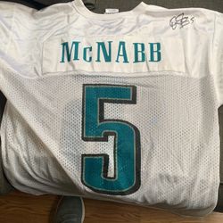 Eagles McNabb Signed Jersey Vintage 1996