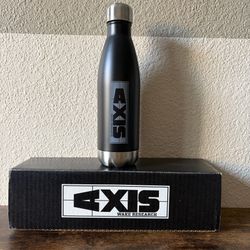 New In Box Axis Wake Research 17oz Metal Water Bottle Boat Wakeboard Accessory 