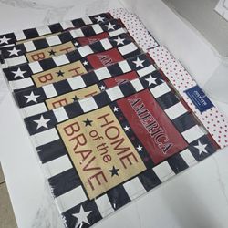 Patriotic Garden Flag $5