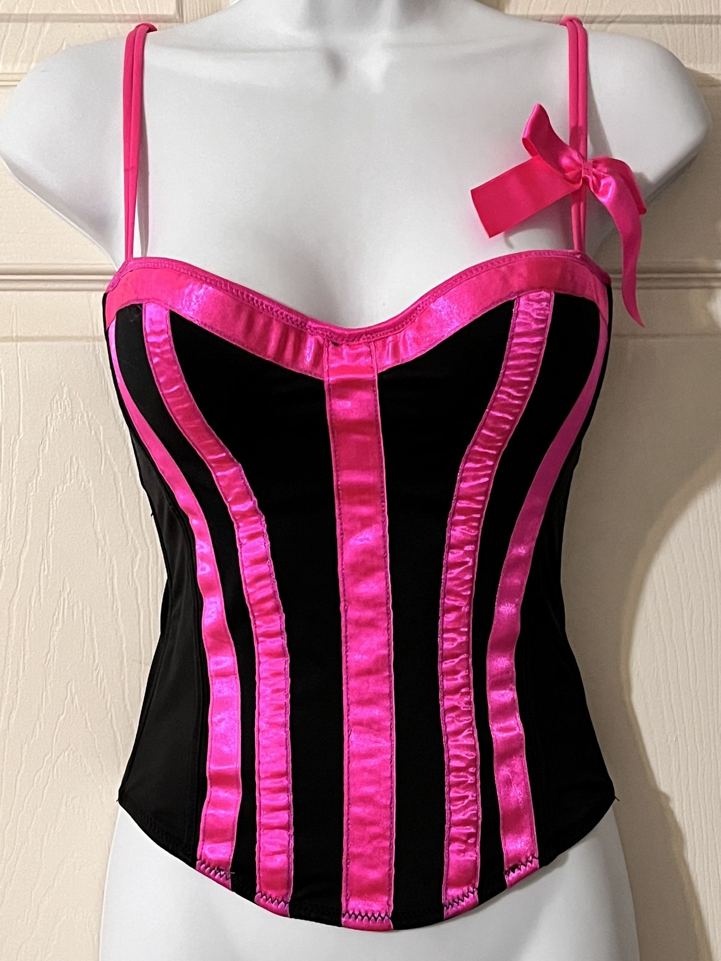 34B Fuchsia Pink Corset Bustier