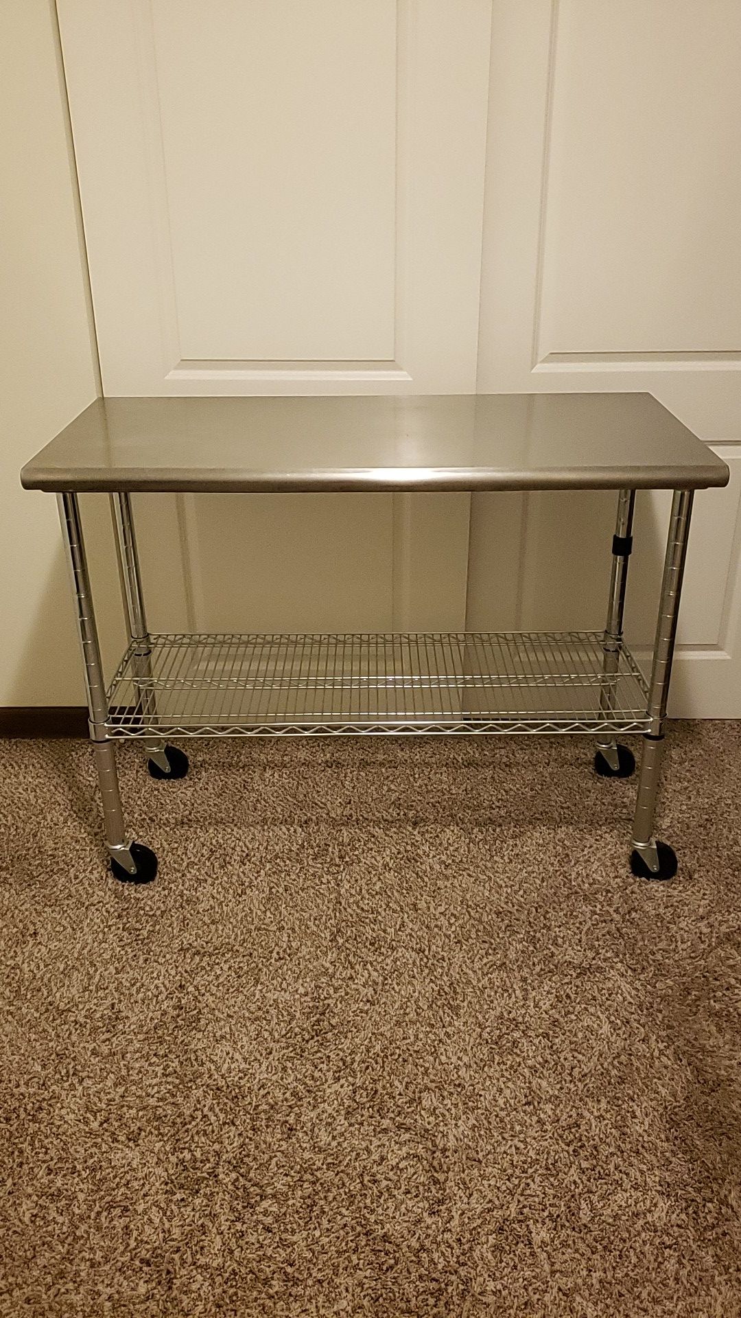 Stainless steel table