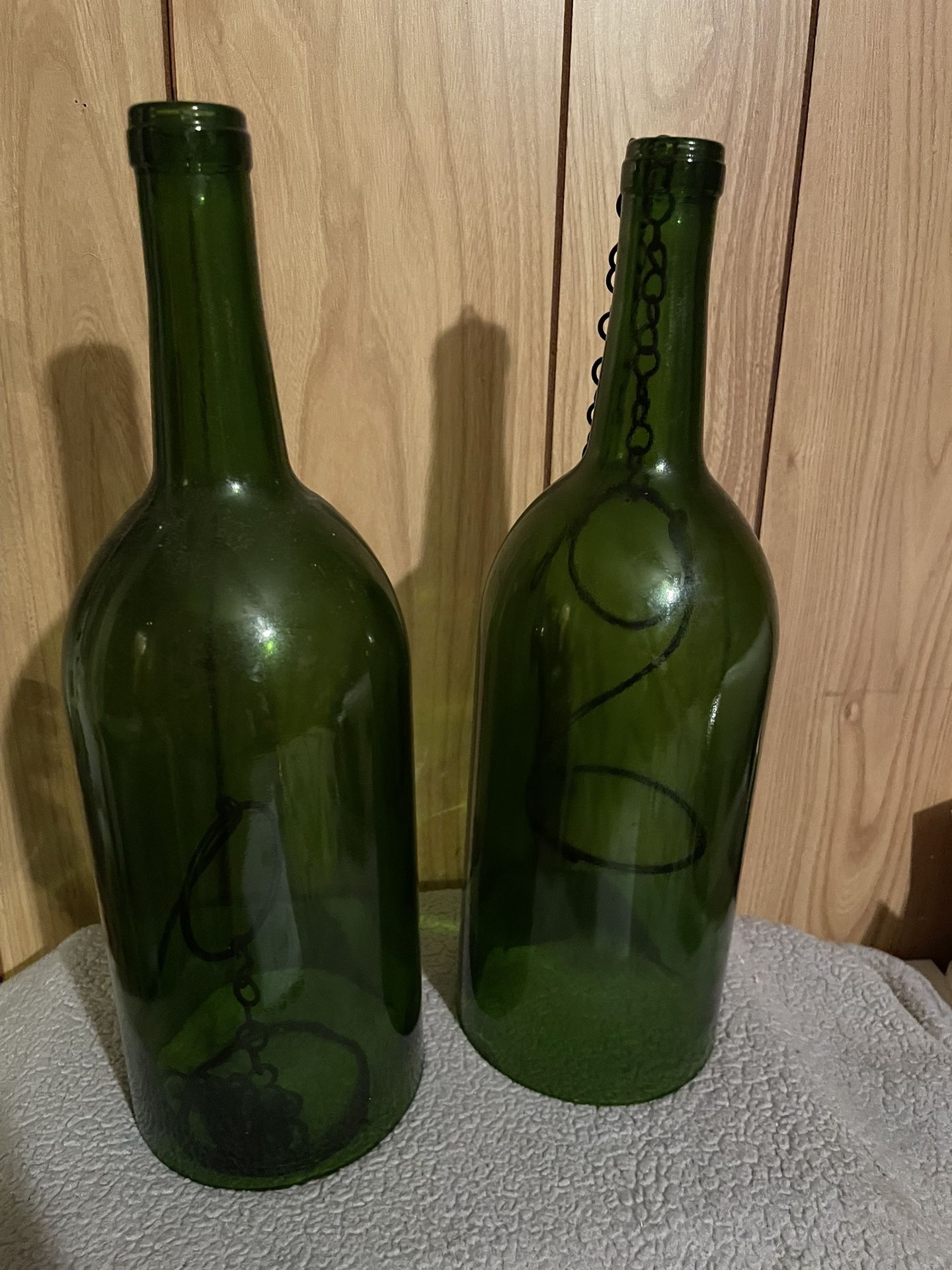 Wine Bottle Wind Chimes