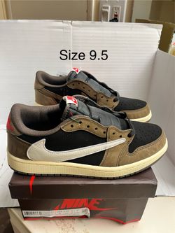 Nike Jordan 1 Low Travis Scott Mocha Size 9.5 + More