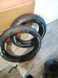 Michelin Harley Davidson front and back  tire
