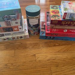 Puzzles - $2-$5 Each Or $40/All