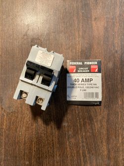 Federal Pioneer 40 AMP Thick Type NA Double Pole, 120/240 Vac F-240
