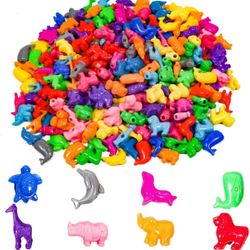 300 Pcs Animal Shaped Beads Pony Bead Plastic 300 pcs, 300 