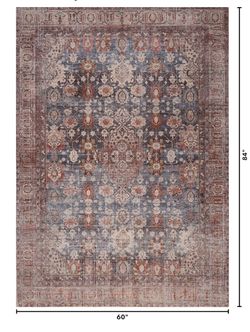 Kuden 5 by 7 feet area rug