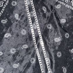 Silver Cuban Link Chain