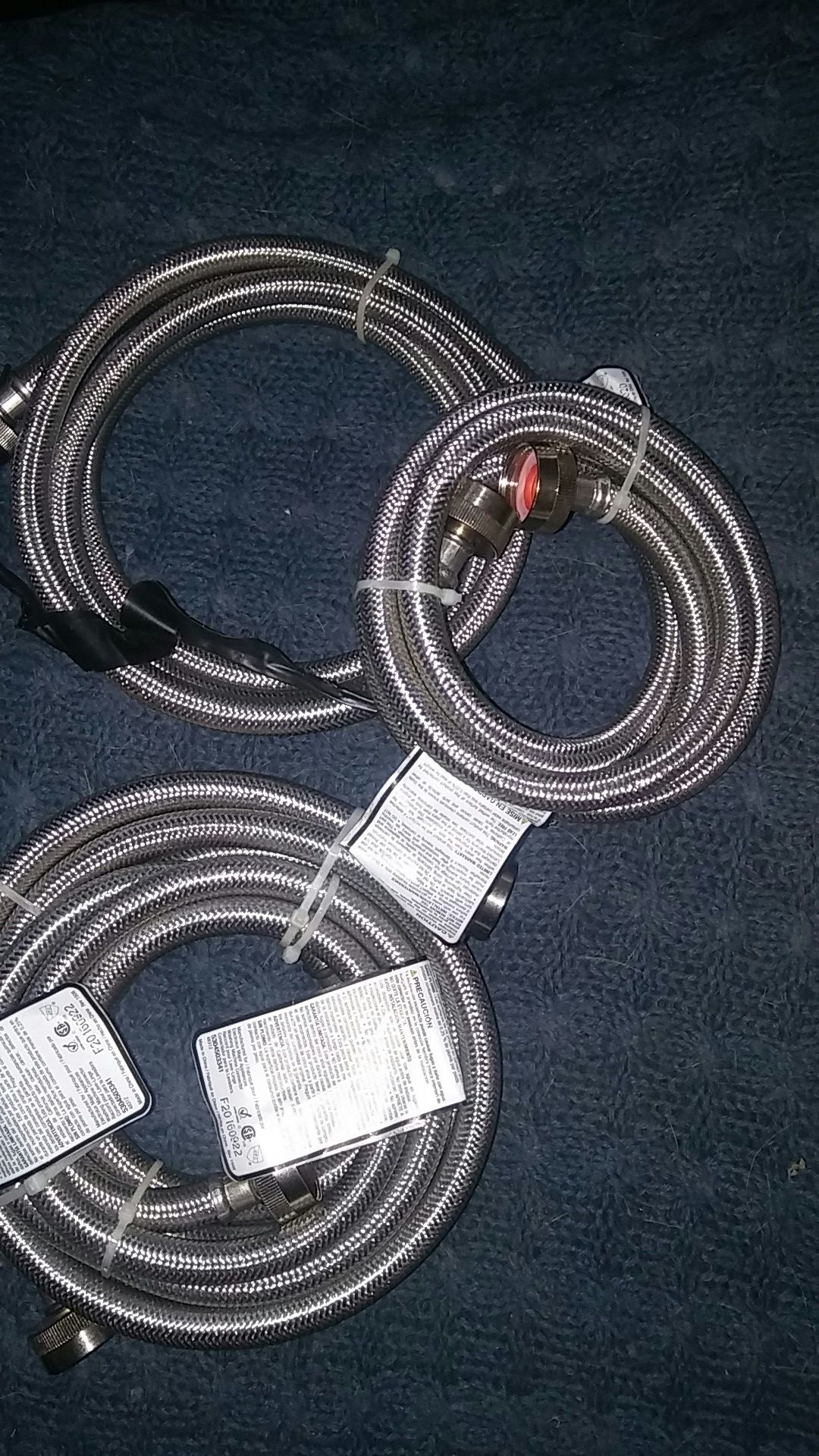 Washer machine fill connectors