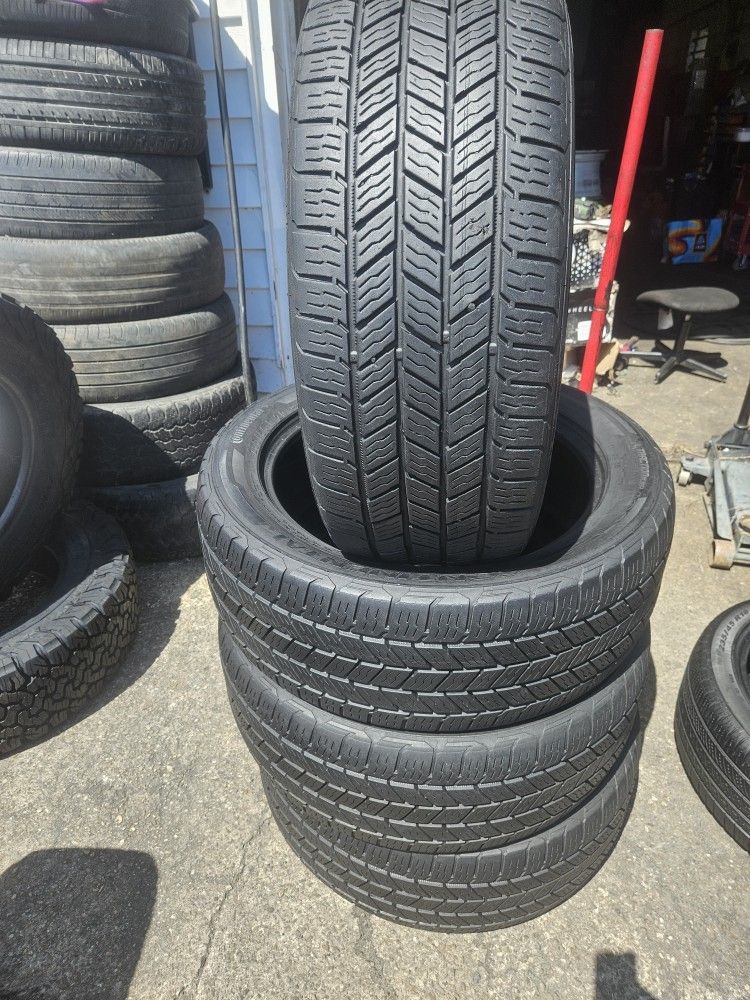 4 continental tires with size 255/50/20