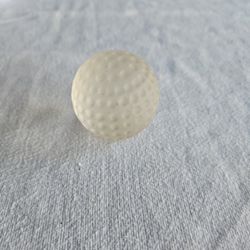 Vintage FROSTED GLASS Golf Ball Paper Weight