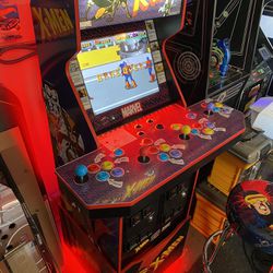 Arcade1Up X-Men 4-player Arcade w/Stool - Modified