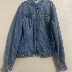 Ralph Lauren Denim Blue Jean Jacket Size XL