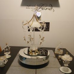  Hand-blown glass Merry-go-round and  Accessories 