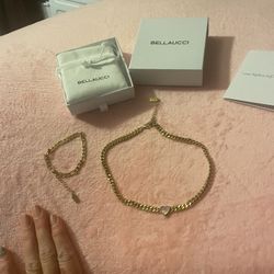 Bellaucci Heart Necklace And Bracelet 