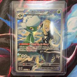 Cynthia's Roserade 184/182 Sv10: Destined Rivals Illustration Rare