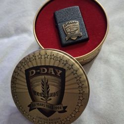 Zippo D Day Normandy 50th Anniversary Limited Edition Tin