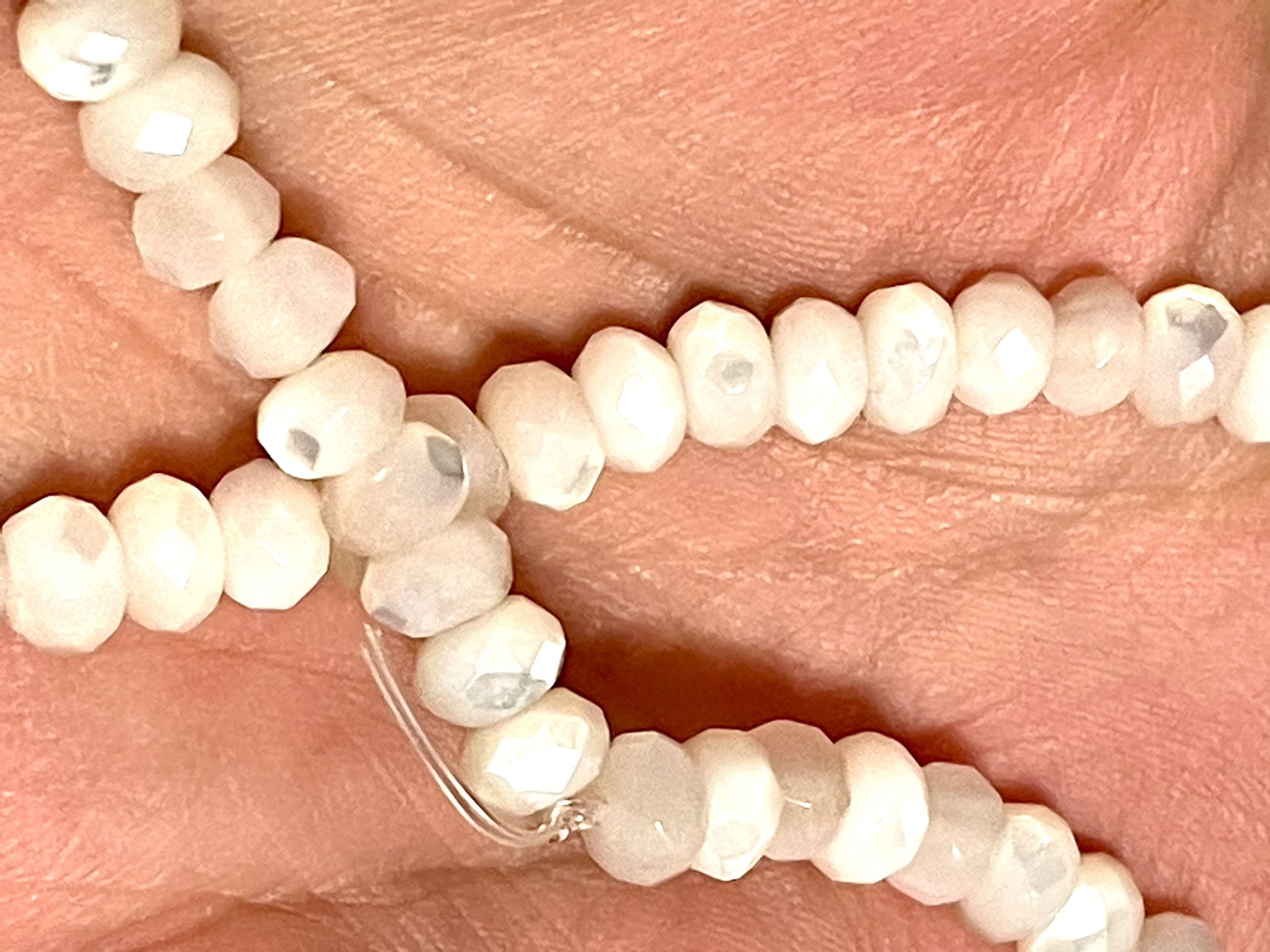 Strand Of Mother Of Pearl Beads 
