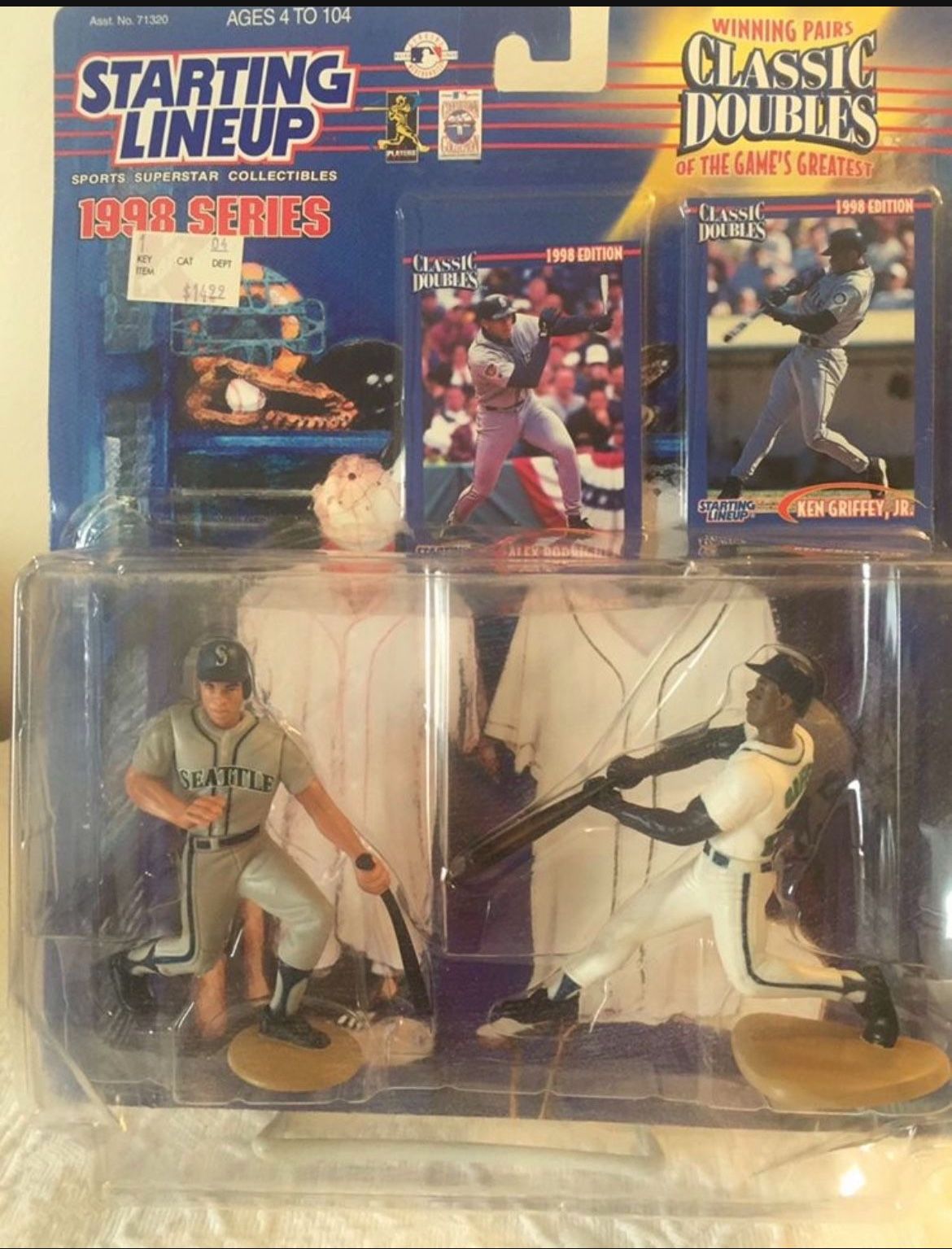 Alex Rodriguez and Ken Griffey Jr. 1998 Starting Line Up.
