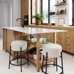 24” Modern Backless Counter Stools