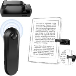 BRAND NEW Remote Control Page Turner with No Text Blocking & No Margin Adjustment for iPad/Tablets, Kindle Paperwhite, Camera & Selfie Shutter