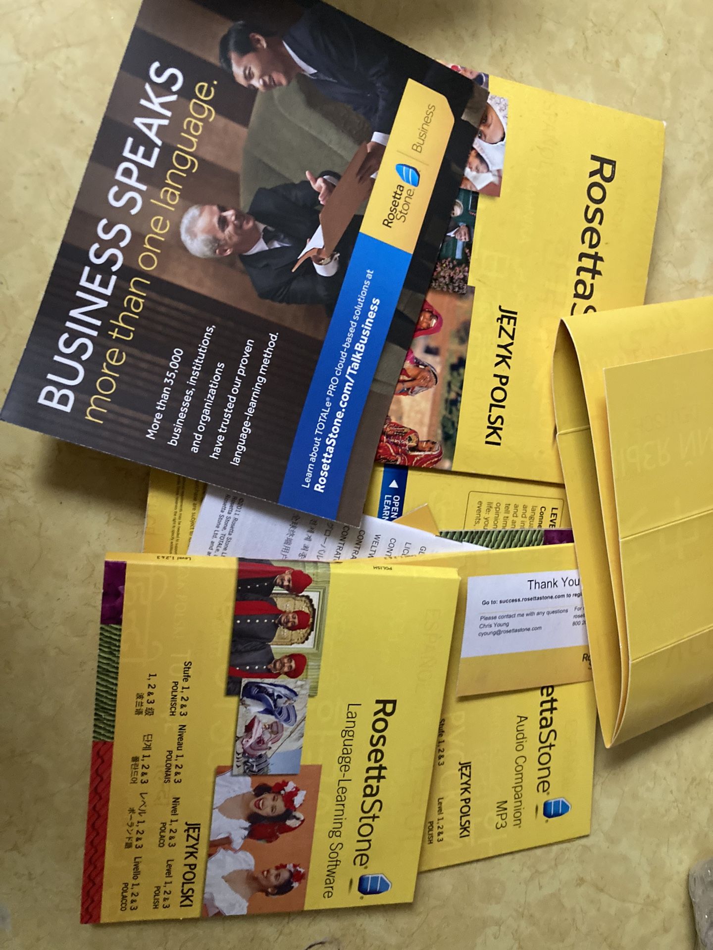 Rosetta Stone Polski Polish 1, 2 & 3
